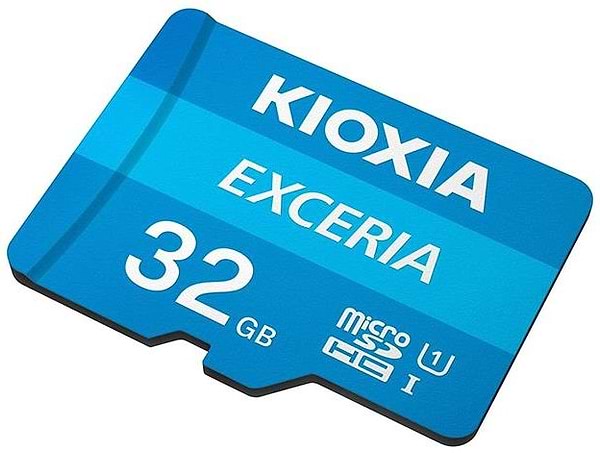 Фото - Карта памяти Kioxia MicroSDHC 32GB UHS-I Class 10 Exceria R100MB/s (LMEX1L032GG2) + SD-адаптер