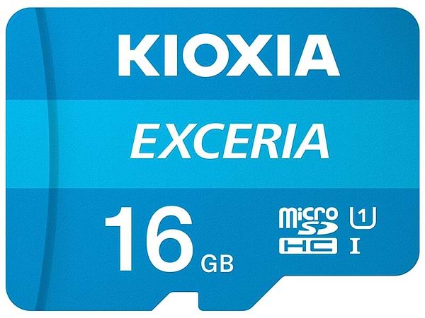 Фото - Карта памяти Kioxia MicroSDHC 16GB UHS-I Class 10 Exceria R100MB/s (LMEX1L016GG2) + SD-адаптер