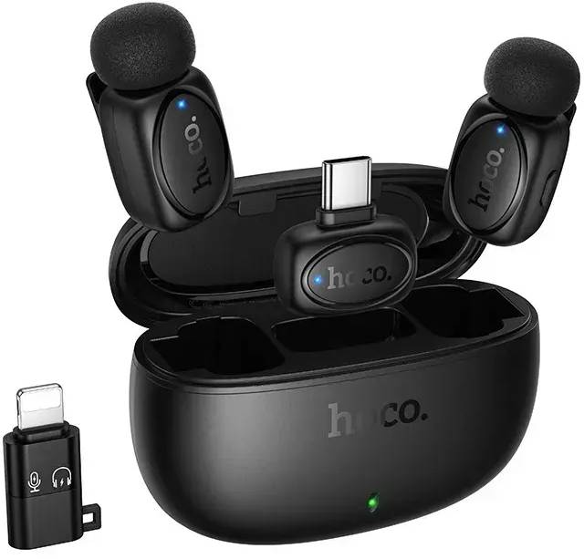 Фото - Микрофон для смартфона HOCO L19 Black (6942007655477)