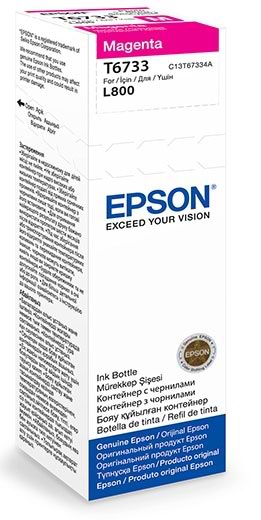 Чернила для заправки картриджа Epson C13T67334A L800 magenta