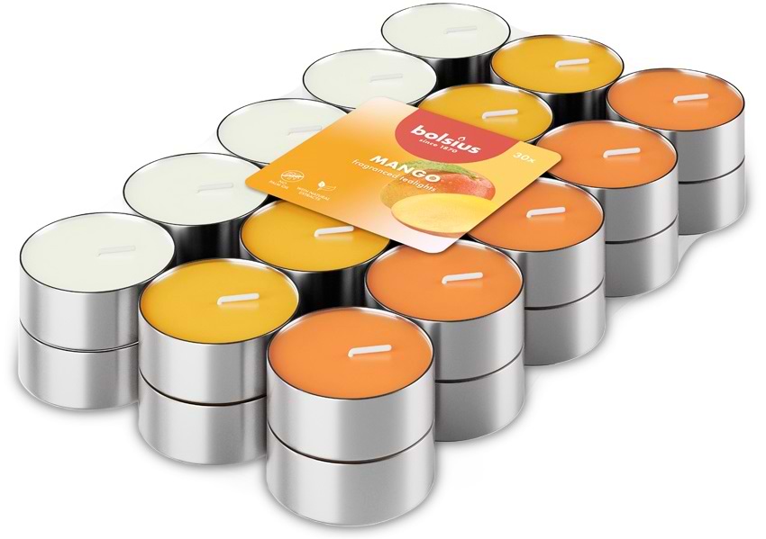 Набір свічок Bolsius 30 шт. манго (984410)