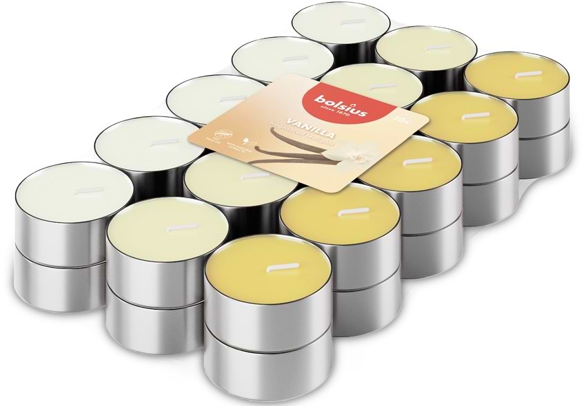 Набір свічок Bolsius 30 шт. ваніль (984475)