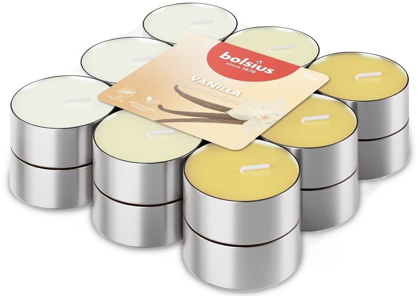 Набір свічок Bolsius 18 шт. ваніль (983475)