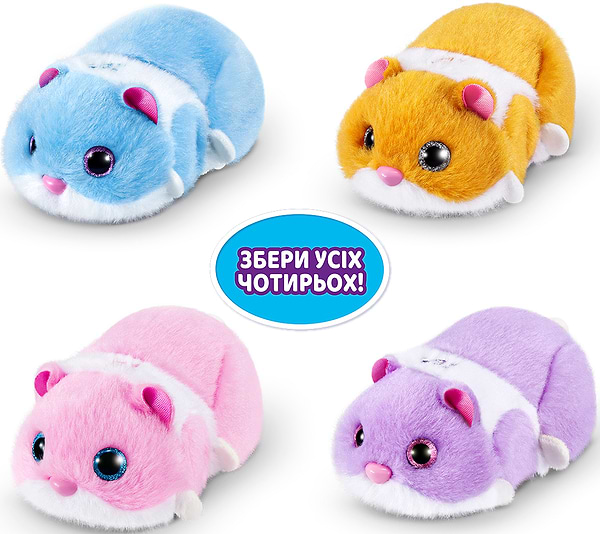 Фото - Интерактивная игрушка Pets & Robo Alive S1 – ЗАБАВНЫЙ ХОМЯЧОК (розовый) (9543-2)