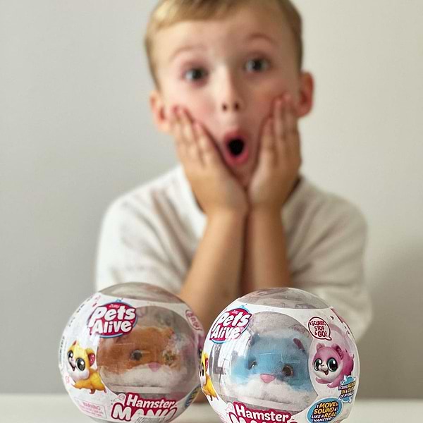 Фото - Интерактивная игрушка Pets & Robo Alive S1 – ЗАБАВНЫЙ ХОМЯЧОК (оранжевый) (9543-4)