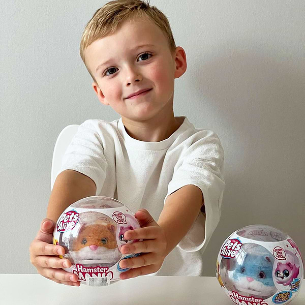 Фото - Интерактивная игрушка Pets & Robo Alive S1 – ЗАБАВНЫЙ ХОМЯЧОК (оранжевый) (9543-4)