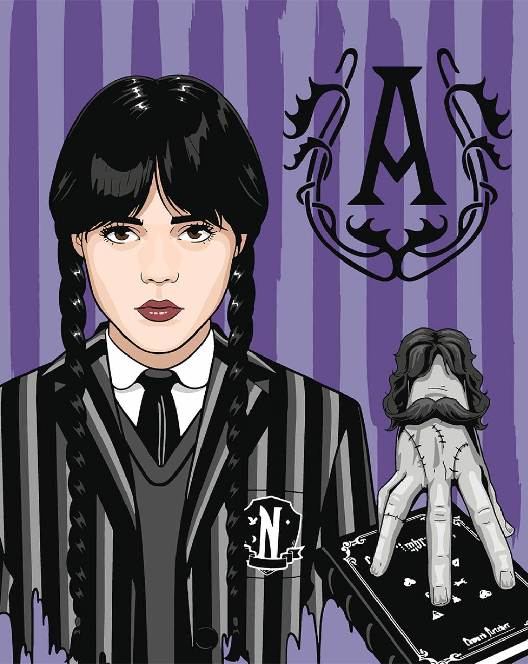 Фото - Картина за номерами Santi Wednesday Thing part of the family 40х50 см (954417)