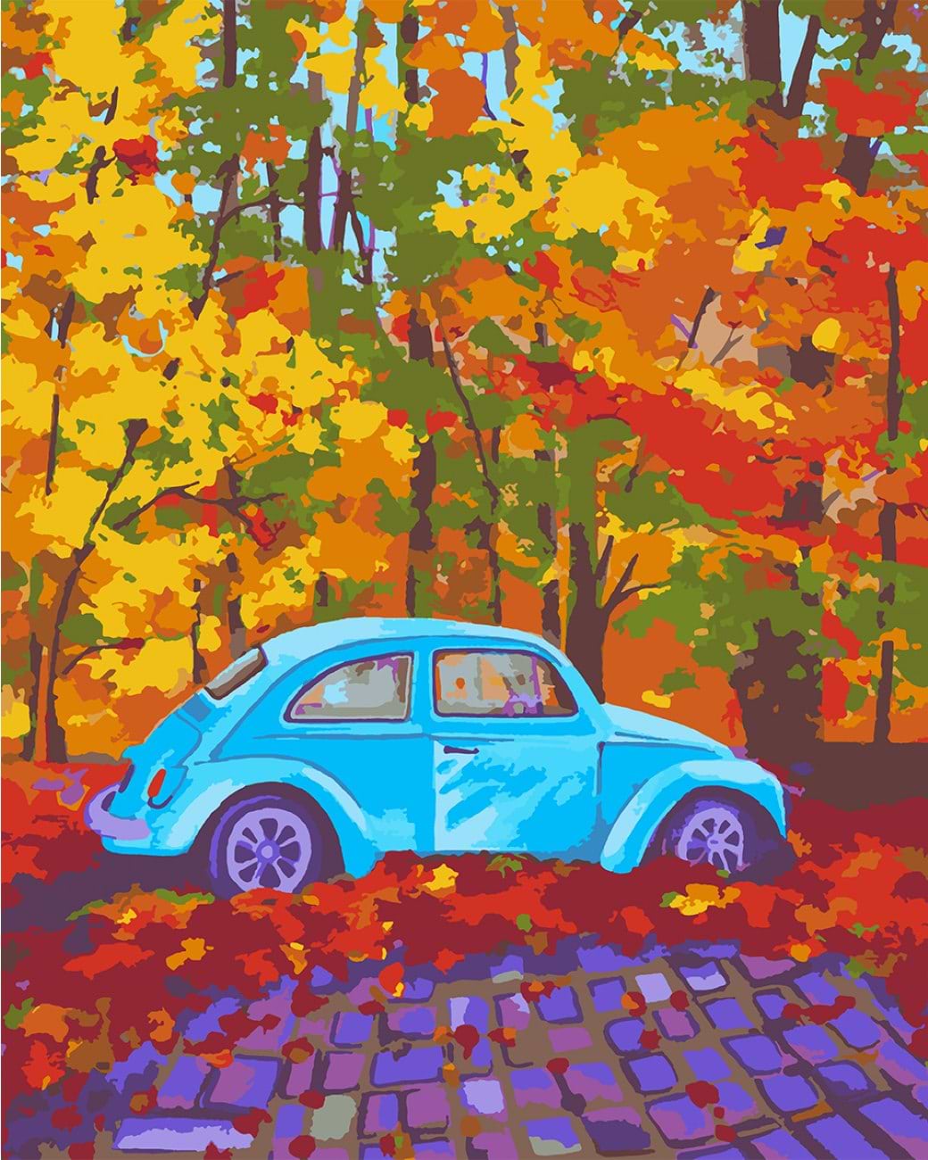 Картина за номерами Santi Осіння подорож 40х50 см (954687)