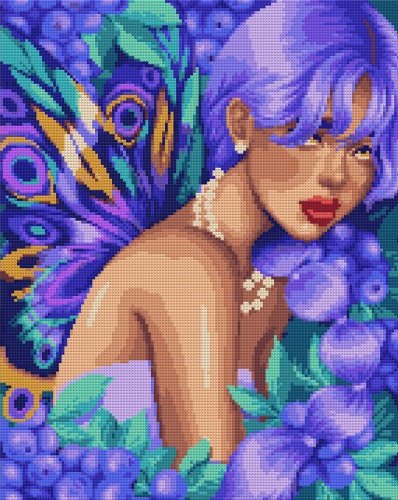 Фото - Алмазная живопись Santi Лиловая фея 40х50 см (954706)