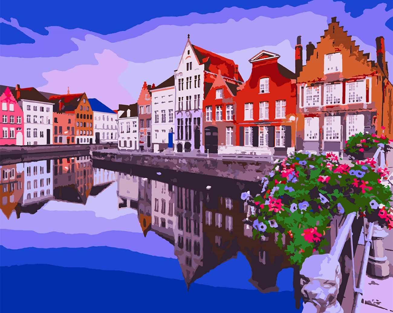 Картина за номерами Santi Сонячний Амстердами 40х50 см (954736) - Фото 1