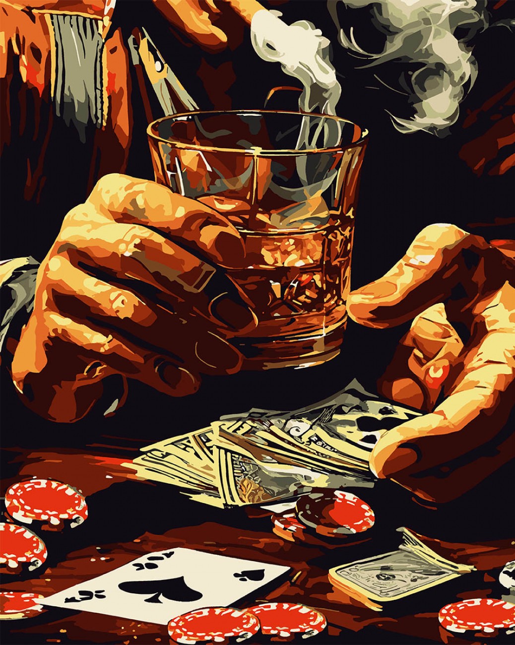 Картина за номерами Santi Казино 40х50 см (954836) - Фото 1