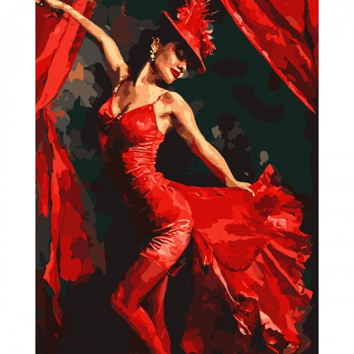 Картина по номерам Santi Кабаре 40x50 см (954859)