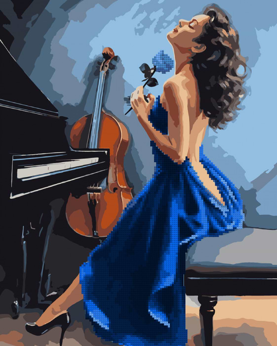 Картина за номерами Santi Гармонія музики 40х50 см (954909) - Фото 1