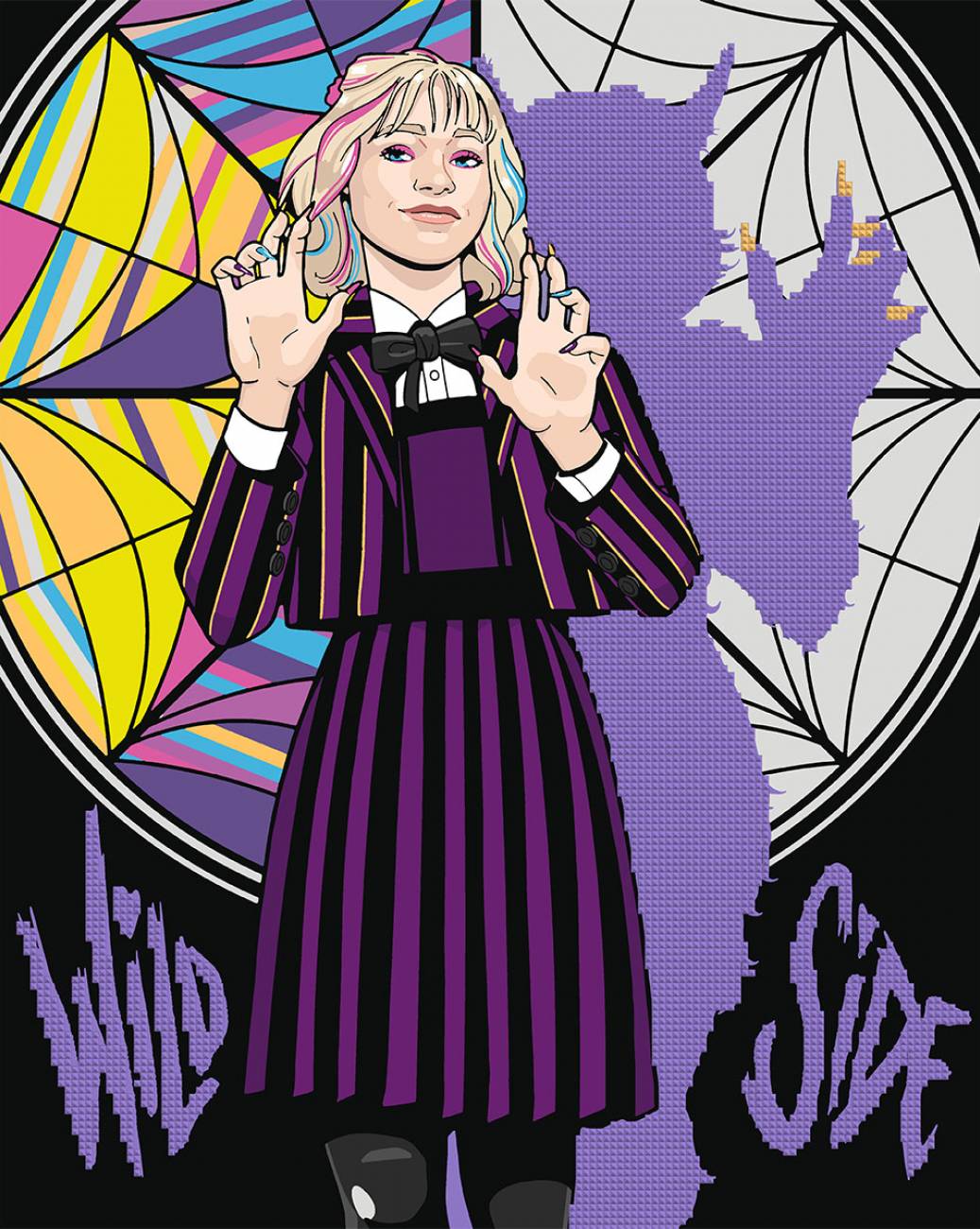 Картина по номерам Santi Wednesday Two sides of Enid Sinclair 40х50 см (954975)