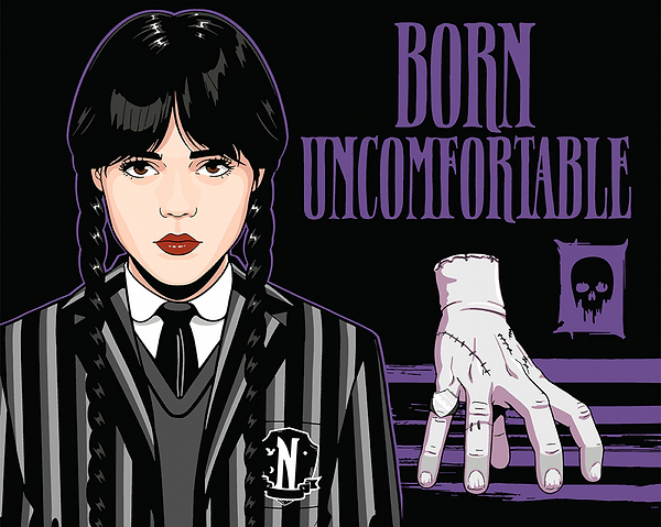 Фото - Картина по номерам Santi Wednesday. Born uncomfortable 40х50 см (955041)