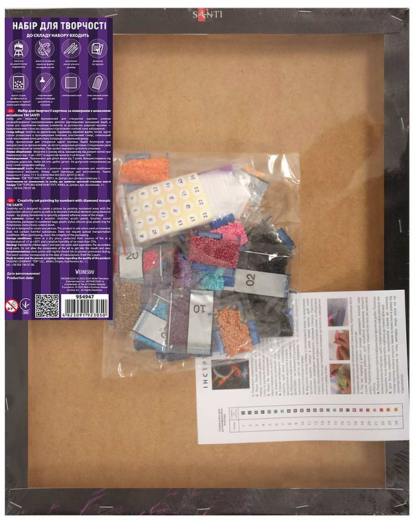 Фото - Алмазная живопись Santi Wednesday Addams 40х50 см (955333)