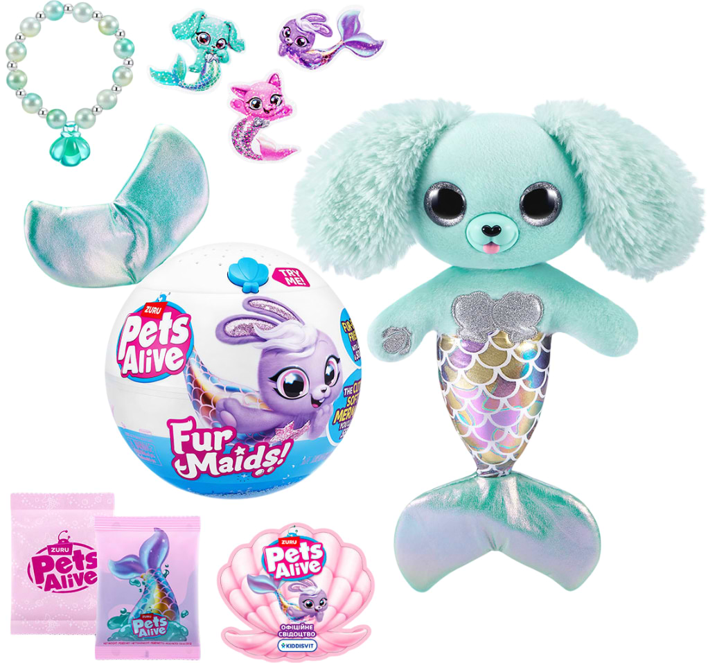 Купить Интерактивная игрушка Pets & Robo Alive серии Furmaids S1 – ЩЕНОК ДАЗЗИ (9555D) - Фото 1 Интерактивная игрушка Pets & Robo Alive серии Furmaids S1 – ЩЕНОК ДАЗЗИ (9555D) - Фото 1