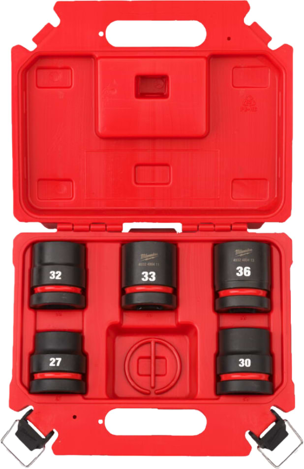 Набір торцевих голівок Milwaukee ShW 3/4" SKT 27/30/32/33/36 мм 5 шт. (4932498749)