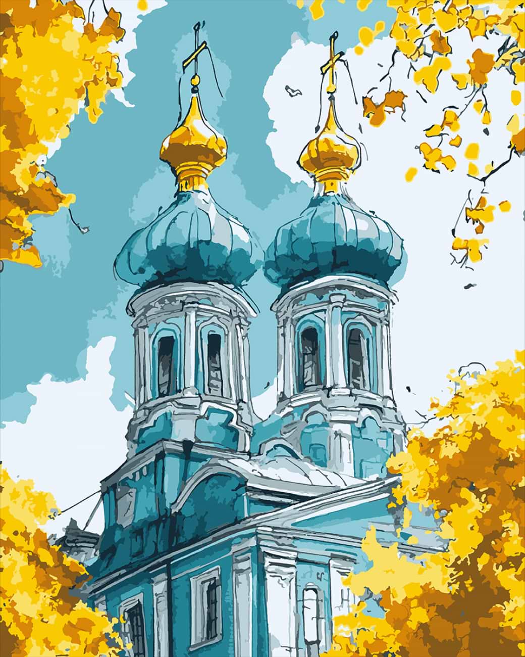 Картина по номерам Santi София Киевская 40х50 см (955769)