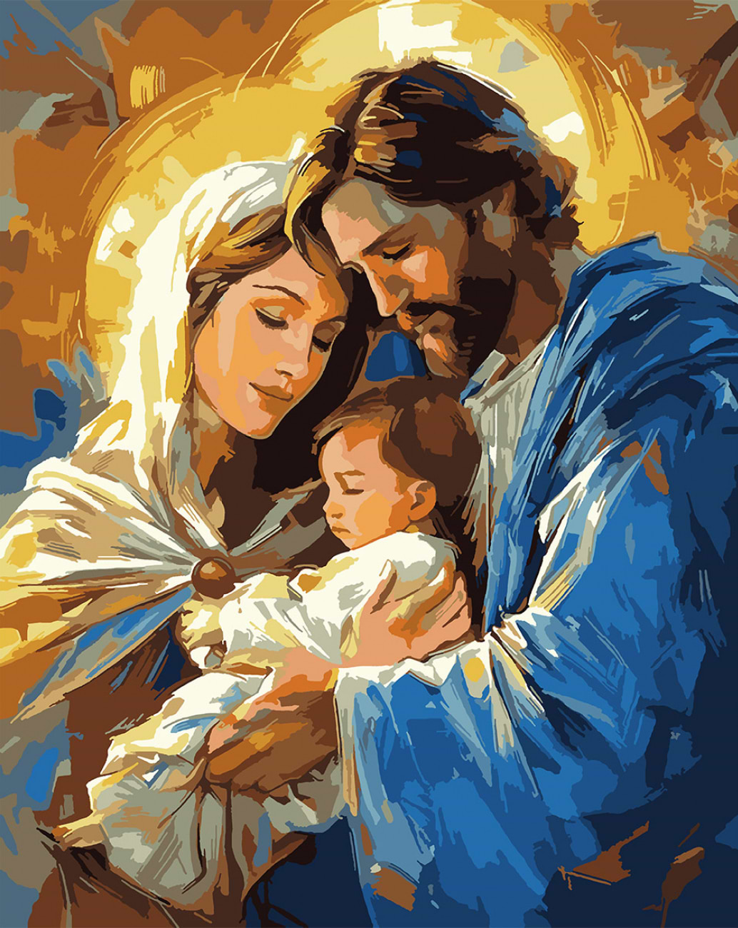 Картина по номерам Santi Святое семейство 40х50 см (955780)