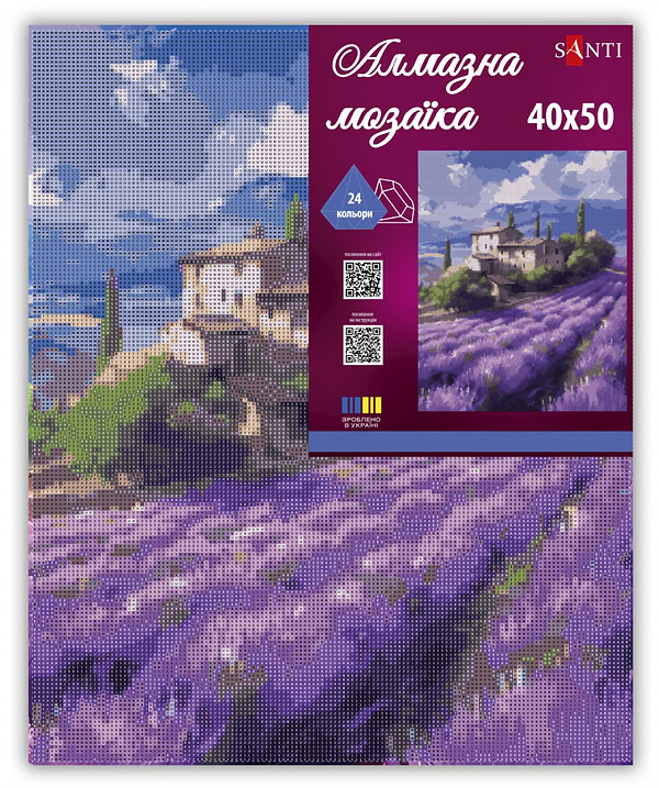 Фото - Алмазная живопись Santi Прованса 40х50 см на подрамнике (956044)