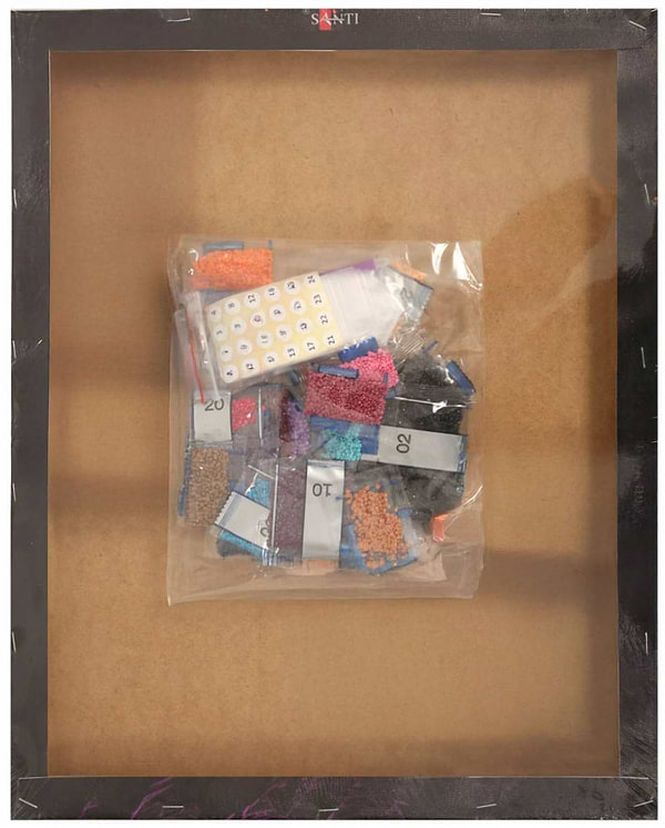 Фото - Алмазная живопись Santi Белый лев 40х50 см на подрамнике (956065)