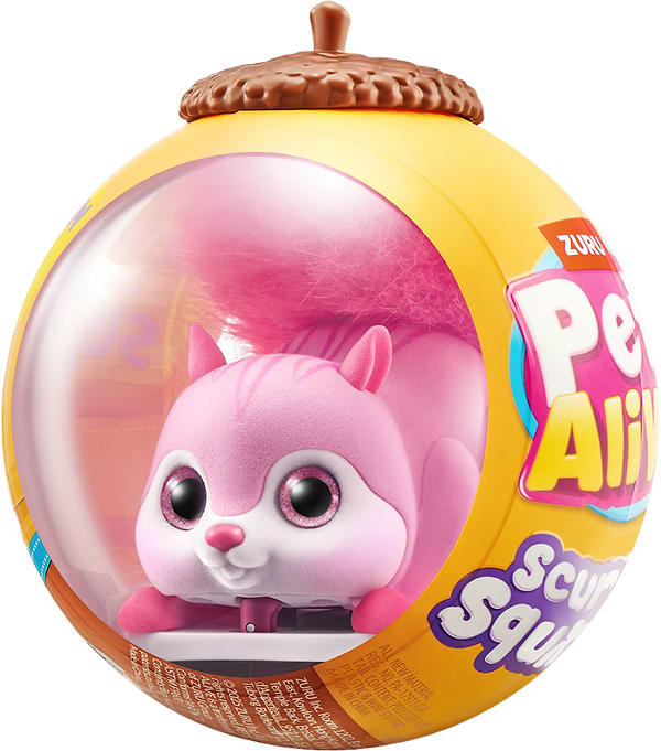 Фото - Интерактивная игрушка Pets & Robo Alive S1 – БЕЛОЧКА розовый (9565B)