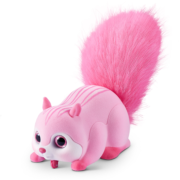 Фото - Интерактивная игрушка Pets & Robo Alive S1 – БЕЛОЧКА розовый (9565B)