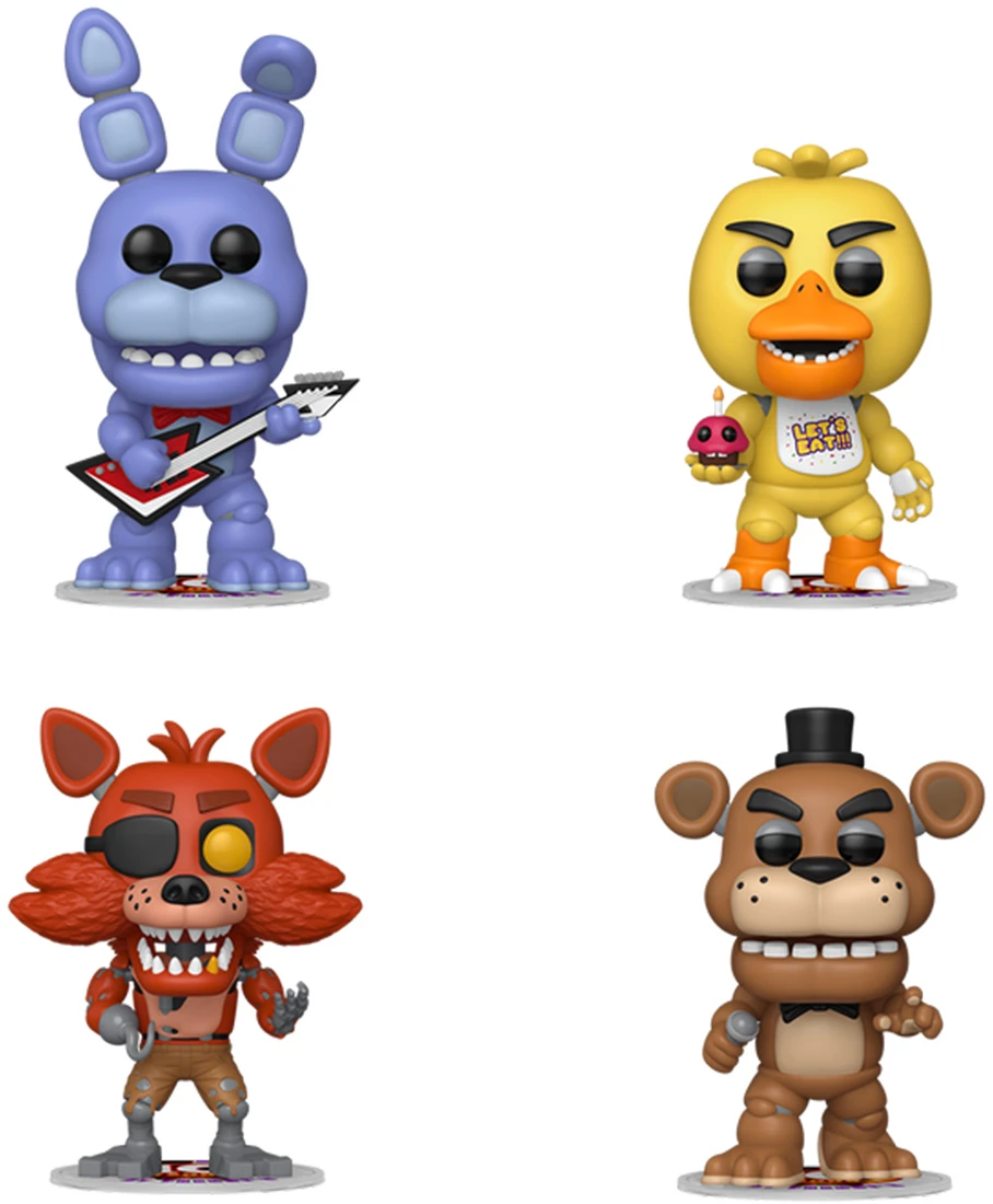 Коллекционная фигурка набор FUNKO POP! серии 5 ночей с Фредди (4 фигурки) (95660)