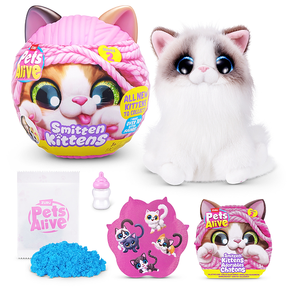 Фото - Интерактивная игрушка Pets & Robo Alive S2 – ИГРИВЫЕ КОТЯТА в ассортименте (9568)
