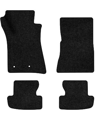 Килимки ворсові в салон авто EVAtech Standard для Ford Mustang (S550) 2015-2023 6 покоління Coupe USA чорний кант FD1956PD4OU2VEB