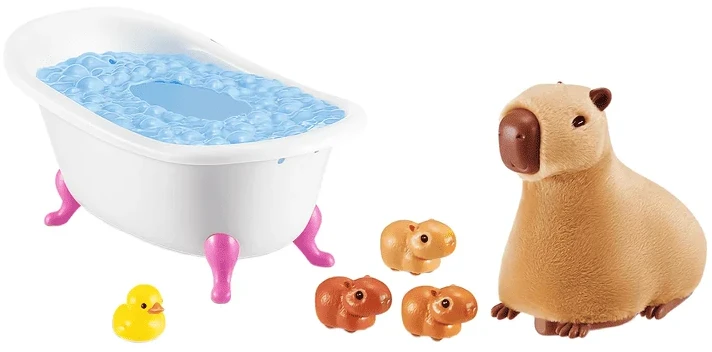 Інтерактивний набір Pets & Robo Alive серії Mama &amp; Baby Surprise S1 – МАМА КАПІБАРУ З СЮРПРИЗОМ (9574)