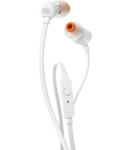 Фото - Навушники вкладиші JBL T110 White (JBLT110WHT)