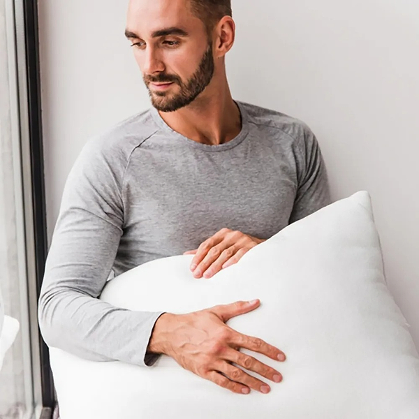 Фото - Подушка стандартная MirSon хлопковая №886 Julia Hand made Упругая 60х60 см (2200003226980)