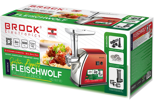 Фото - Мясорубка BROCK MG 1601 RD