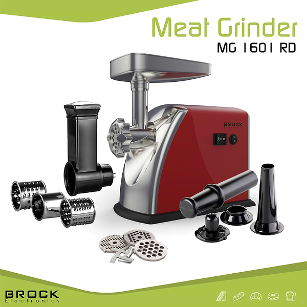 Фото - Мясорубка BROCK MG 1601 RD