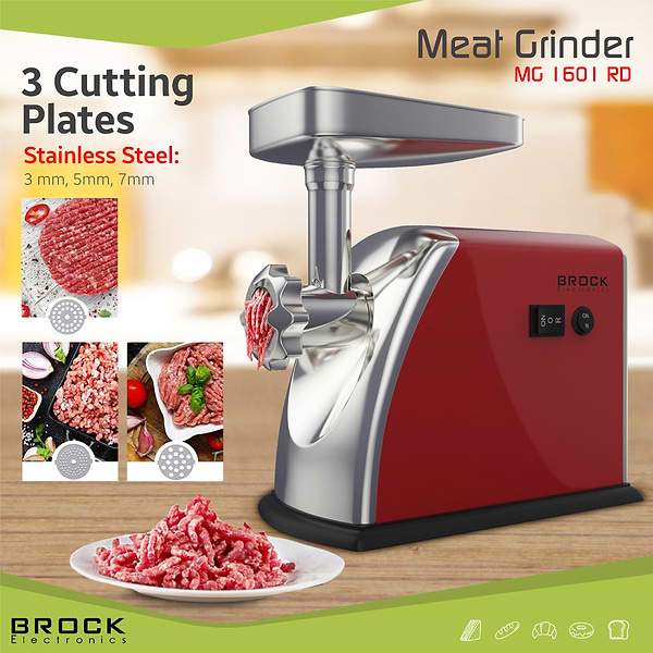 Фото - Мясорубка BROCK MG 1601 RD