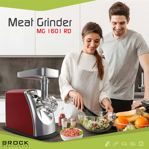 Фото - Мясорубка BROCK MG 1601 RD