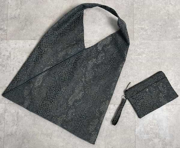 Фото - Шопер ART KNIT Python сіра 50x60 см (037894)