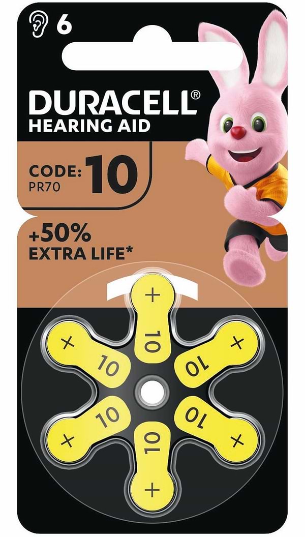 Фото - Батарейка Duracell HA 10 уп. 6 шт.