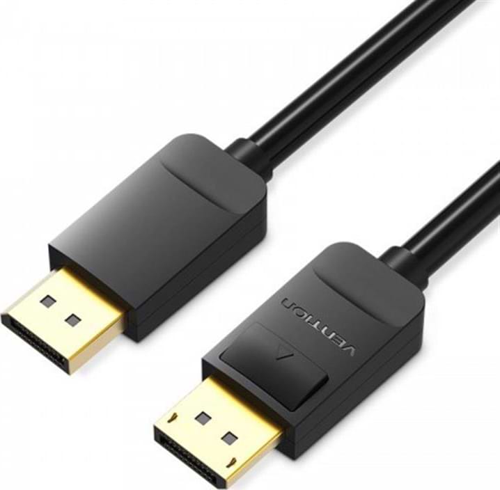 Кабель Vention DisplayPort-DisplayPort 1 m v1.2 Black (HACBF)