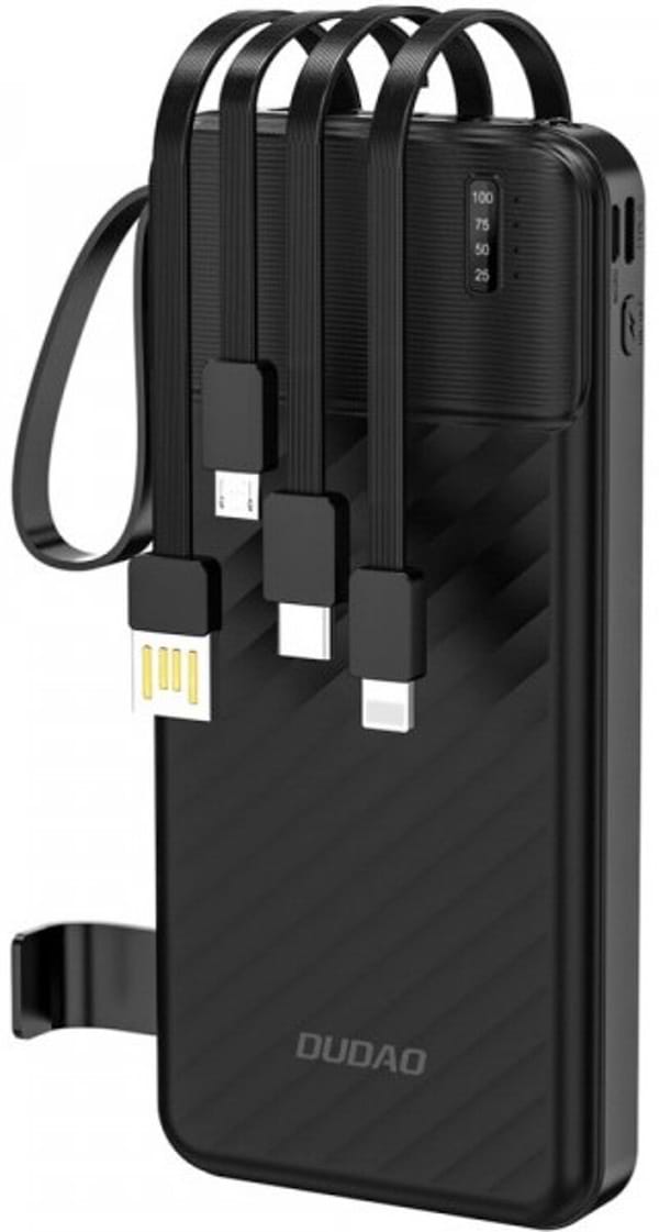 Фото - Батарея мобільна Dudao 10000mAh K11 10W Black (6977196681853)