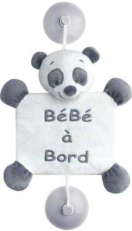 Фото - М'яка іграшка Nattou Дитина на борту на присосках Панда Лулу (963459)
