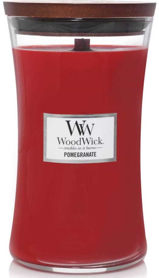 Свічка скло Woodwick Large Pomegranate (Гранат) 609г (1725417E) - Фото 1