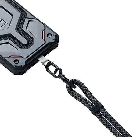 Ремешок для смартфона UAG через плечо Civilian (7 мм) Graphite/Black (964420113240) - Фото 1