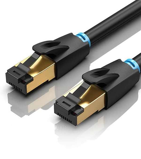 Фото - Кабель патч-корд Vention CAT 8 SFTP Ethernet, 2 m Black (IKABH)