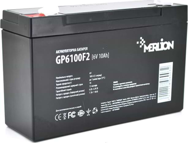 Аккумулятор для ИБП Merlion 6V 10AH (GP6100F2/06003)
