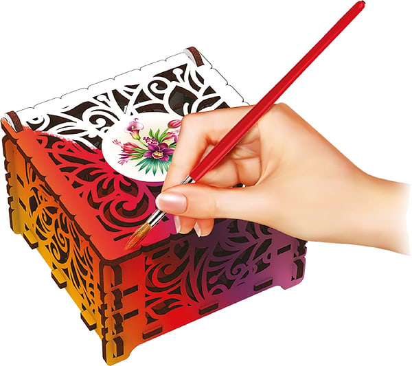 Фото - 3D пазли Mr.Playwood Шкатулка "Чарівна квітка" (10801)