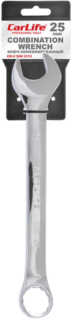 Ключ комбiнований CarLife CR-V 25 мм (WR4025)