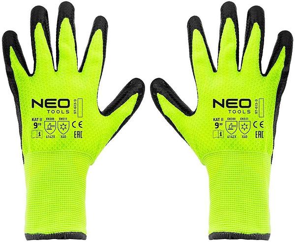 Фото - Перчатки садовые Neo Tools р.9 (97-613-9)